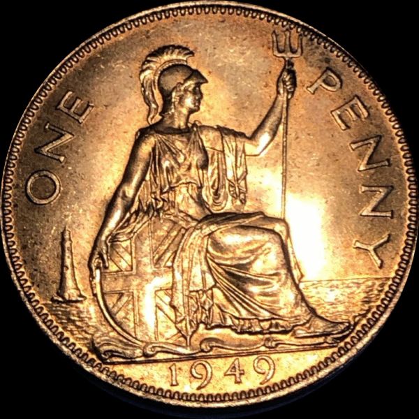 1949 George VI One Penny Collectible Coin – Uncirculated (UK)