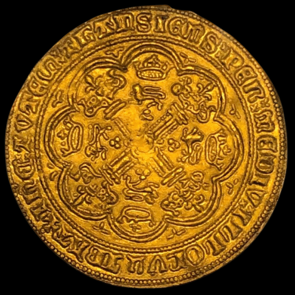 Edward III Half Noble Collectible Coin – Treaty Period (1361–1369)